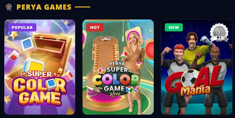 S5 Casino Perya Games: Super Color Game, Live Goal Mania